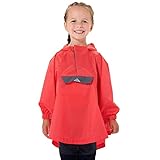 Kinder Regenponcho Mädchen Jungen Regencape Wasserdicht Atmungsaktiv 100% Regendichter Regenmantel Unisex für Kleinkinder und Jugendliche Regenjacke mit Kapuze
