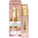 L'Oréal Paris Anti-Altersflecken Fluid für Frauen: Altersfleckenminderung, ebenmäßiger Hautton & strahlender Teintmit nativen Pfingstrosen-Zellen und Niacinamid, Age Perfect Golden Age1x 30ml