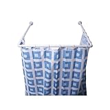 MSV Duschstange Duschvorhangstange Ecke, Nische 80x80x80 cm