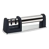 PROFI 2-Stufen Hand-Messerschärfer Messerschleifer Edelstahl