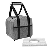 Bowlingtasche – Bowlingtasche für Bälle, einfache Bowlingtasche | Tragetasche mit Netztasche, Bowlingtasche mit gepolstertem Ballhalter, Bowlingtasche für Damen und Herren