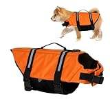 Rettungsweste für Hunde – Schwimmgeschirr für Hunde | reflektierend, atmungsaktiv und verstellbar für Pool, Kajak, Rafting und Seen