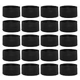 melebellot 20 Stück Trauerflor Armbinde Schwarz, Trauerarmbinde Elastisches Trauer-Armbinde Trauerband für Trauer, Beerdigung, Fußball, Basketball, Sport