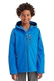 killtec Jungen Softshelljacke/Outdoorjacke mit Kapuze Jungen Softshelljacke, neon blue, 164, 43198-000