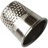 Prym 431845 Fingerhut ZDG 15,0 mm silberfarbig, Metal, Silber, 2 x 1.5 x 1.5 cm