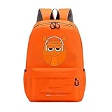 Sp𝒓u𝒏𝒌𝒊 Schulrucksack,Kinderrucksäcke Mädchen Jungen Leicht Backpack,Musikspiele Sp𝒓u𝒏𝒌𝒊 Characters Grafikdruck Rucksack Teenager,Hohe Kapazität Schultaschen für Travel Schule Freizeit(#A)