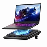 llano 2024 Gaming Laptop Kühler Laptop Kühlpad- mit stufenloser Geschwindigkeit 14cm Extra-groß Leistungsstarker Turbo-Lüfter & Dichtungsschaum für schnelle Kühlung 15-19 Zoll Notebook 3-Port-USB-Hub
