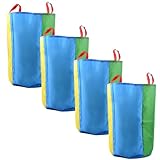 heavenlife 4 Stück Kartoffelsack Renntaschen, Spring Renntaschen für Kinder Erwachsene, Bunte Sprungsäcke für Geburtstagsparty-Hinterhof-Picknick (S)