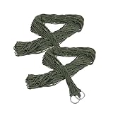 Toddmomy 2 Stück Outdoor Hängematten Set Nylon Schlafschaukel Armeegrün Ideal Für Camping Jagd Und Freizeit Leicht Und Tragbar Inklusive Aufhängesystem Und Kissen