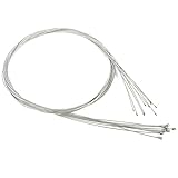 Bowdenzug Umwerfer Schaltwerk, 10Pcs 2M Edelstahl Schaltkabel Fahrrad Austauschbarer Innerer Schaltwerkdraht