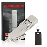 PSSDGOOD 512GB USB-C Stick,schnell 550MB/s 2 in 1 Externe ssd Festplatte,Type C+A USB3.2 Gen2 ssd Festplatte extern,speicherstick für Handys mit Type-C-Schnittstelle/Tablet/Windows/Mac