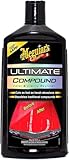 Meguiar's Ultimate Compound Autopolitur - Hochleistungs-Politur für Spiegelglanz und Kratzerentfernung, Klarlacksicher, Für Hand- und Maschinenanwendung, 450ml, G17216EU