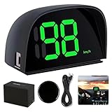 Digitaler Auto-Tachometer Geschwindigkeitsmesser, Auto Tachometer, Universal Auto HUD Head Up Display, Auto HUD Headup Display, Tacho Motorrad, Auto-Tacho, Geschwindigkeitsmesser für Fahrrad LKW