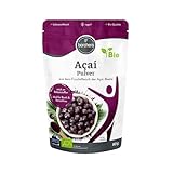 borchers Bio Açaí-Pulver | Für Drinks, Smoothies und Müsli | Aus der Acai-Beere | 80g