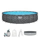 Bestway Rundes Pool-Set, 22 ft x 52 Zoll oder 6,71 m x 1,32 m