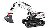 Amewi 22544 Bagger G451E Teilmetall 1:14, RTR, Sound, Licht, weiß