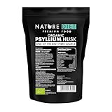 Bio Flohsamenschalen | 450g | 95% Reinheit | Hoher Ballaststoffgehalt | Vegan & Glutenfrei | EU-Bio-Zertifiziert | von Nature Diet