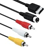 Mcbazel S-AV Kabel S-Video RCA Audio-Video-Kabel 1.7M für Sega Dreamcast