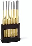 Rennsteig Splintreibersatz (Splinttreiber), 3,4,5,6,8,10mm, 8-Kant – CV-Stahl, abgerundete Kanten - 4251700