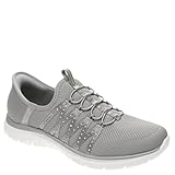 Skechers Damen Virtue-Stunner Hands Free Slip-ins Sneaker, GRAU, 37.5 EU