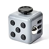Anti-Stresswürfel Cube, Hand-Motorik Spielzeug, Konzentration und Anti-Stress-Würfel; Gadget gegen Nervosität und Stress; Grau