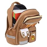 Schulrucksack,Rucksack Für Mädchen | Freizeit Reisetasche Cartoon für Camping Ausflüge Outdoor Mädchen Schüler Kinder