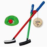 Schildkröt Mini-Golf Set, Golf-Set für Kinder, Indoor- und Outdoor Minigolf, komplettes Golfset mit 2 Schlägern, 1 freistehendem Ziel und 2 Bällen, für 2 Spieler, 970307
