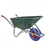 Schubkarre pannensicher Vollgummirad Bauschubkarre Gartenkarre 100l