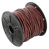 AURORIS - 10m Rolle Lederband rund - Ø 2mm - antik-braun