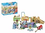 PLAYMOBIL MyLife Promo Pack 71649 Krabbelgruppe, inklusive fünf Figuren, Spielturm, Rutsche und vielen niedlichen Accessoires, detailreiches Spielzeug für Kinder ab 4 Jahren