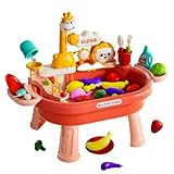 Hogvinnatil Wassertisch für – Sand- und Wasseraktivitätstisch im Freien für – Rollenspiel Küche mit Angeln für Garten Krippe Schule Camping Strand