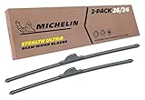 Michelin 19-2624SUBA Stealth Ultra Scheibenwischerblätter, 66 und 61 cm, für Select Honda, Ford, Buick, Mercedes-Benz, Hyundai, Freightliner, Dodge, Acura, Modelljahre, 2 Stück