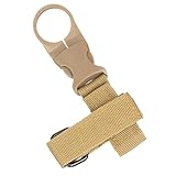 DIEKE Flaschenschnalle zum Aufhängen von Wasserflaschen, Schlüsselanhänger, Gurtband für Rucksack, Gürtel, Outdoor, Camping, Reisen