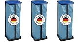 Alpfa 3 Müllsackständer je 120 Liter Made in Germany