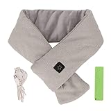 Heizschal, waschbar, weich, 3 Temperaturstufen, USB-Aufladung, 1200 mAh, beheizter Nackenwickel, für Herren und Damen