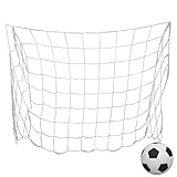 Garten Fußballtor, Fußballtor Kinder Set, fussballtore für garten kinder, fußballnetz, fussballtor, ballnetz, Fußballnetz, 1,2 x 0,8 m Mininetz für den Innenbereich für Fußballtore, auf dem Spielplatz