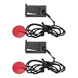 2 Stück Universal-Magnet-Sicherheitsschlüssel, Sicherheitsschlüssel für Laufmaschinen, kompakt, einfache Bedienung für Laufbänder