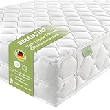 DREAMSTAR Ergo Flex XXL Duo I ergonomische 7-Zonen Kaltschaummatratze I 22 cm hoch I Öko-Tex Zertifiziert I Härtegrad 2 und 3 I 90 x 200 cm