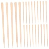 PartyKindom 100 Stück Holz Wachsstäbchen Einmal Wachsapplikatoren Für Damen Körperhaarentfernung Nasswachs Gesichts Und Körperpflege