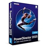 CyberLink PowerDirector 2025 Ultra Benutzerfreundliches Videobearbeitungsprogramm für PC Greenscreen und tausenden Effekten Fotoshow Heimstudio Screen Recorder Windows 10/11 [Box]