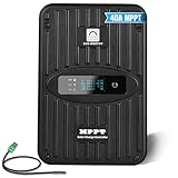 ECO-WORTHY 12V/24V 40A MPPT Solarladeregler, Digital OLED Display & Temp Sensor & Negative Masse, 99% Ladeeffizienz Solarpanel-Regler für Lithium, versiegelte und überflutete Batterie