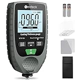 Neoteck Autolack-Schichtdickenmessgerät Handheld mit LCD-Display Hintergrundbeleuchtung für Stahl- und Aluminium-Basismetallautos 0-1500μm