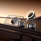 SAYHAY Vakuum Handyhalterung Auto Saugnapf für MagSafe Autohalterung, [20x N52 Magnet] Handyhalter Auto für Auto Gym Dusche, KFZ Handyhalterung für iPhone 16 15 14 13 12 Pro Max Smartphone