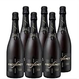 Freixenet Cordon Negro Brut ( 6x 0,75 l)– Spanischer Premium-Sekt, trocken – Eleganter Cava mit feiner Perlage – Gut für besondere Anlässe und Aperitifs