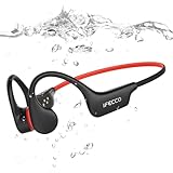 IFECCO Kopfhörer Schwimmen, Knochenschall Kopfhörer Bluetooth 6.0, IP68 wasserdichte Open Ear KopfhöRer mit MP3-Player 8GB Speicher, Unterwasser Sport Kopfhörer für Schwimmen Laufen Fahrrad Surfen