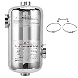 Lybunair 25 kW Schwimmbad-Wärmetauscher, Schwimmbad-Thermostat, Umlaufheizgerät für SPA-Pool