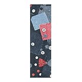 WDdZzyy Blue Button Bows Griptape für Skateboard, blasenfrei, Fusion-Griptape für Roller, 84 x 22,9 cm, Zubehör für Patinetas