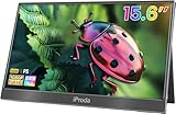 Portable Monitor, 15.6 Inch Mobiler Monitor, FHD 1080P Tragbarer Monitor mit Lautsprecher, Portabler PC Monitor Laptop Bildschirm Erweiterung USB C Zweiter Bildschirm für Laptop Gaming Switch/Xbox