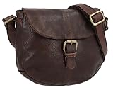 Gusti Umhängetasche Leder- Candice Handgefertigte Ledertasche Damen für Alltag & Freizeit Elegante Leder Handtasche aus Büffelleder