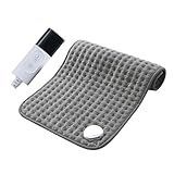 Heizkissen elektrisch - Auto Off Nackenwärmeauflage | Temperaturregulierende Wärmedecke für Rücken Beine Schultern, Schmerzlinderung bei Menstruationsbeschwerden, Wärmetherapie für Frauen Männer Senio